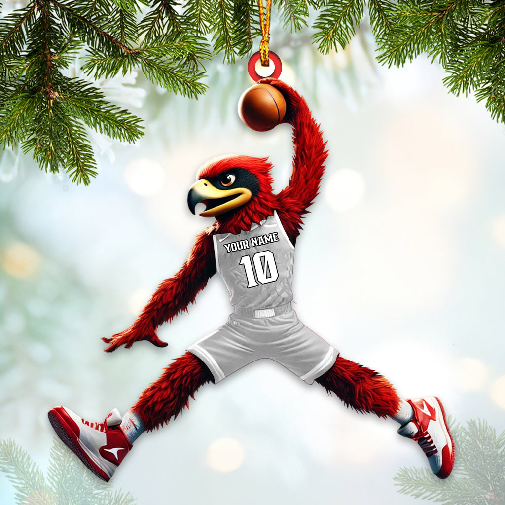 Custom Name Basketball Ornament, Basketball Christmas Gift