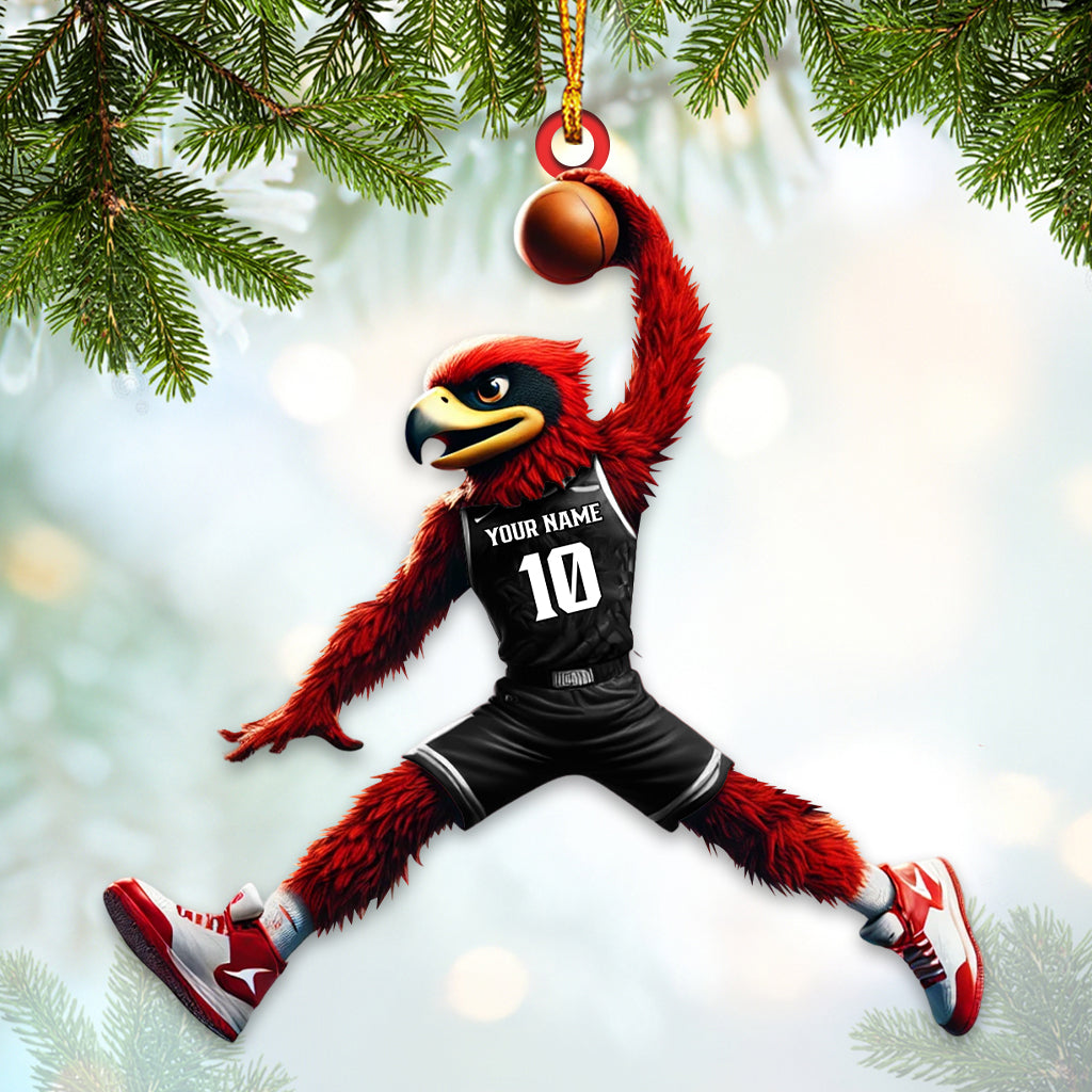 Custom Name Basketball Ornament, Basketball Christmas Gift