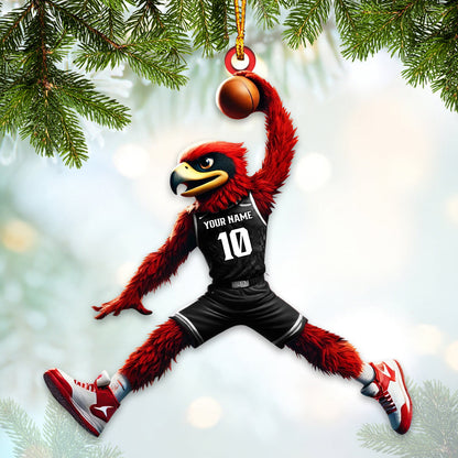 Custom Name Basketball Ornament, Basketball Christmas Gift